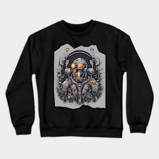 Cosmic Beats Explorer Spaceman Astronaut Crewneck Sweatshirt